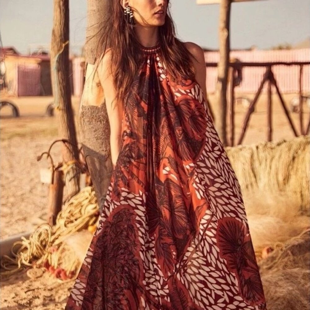 Johanna Ortiz Victoria Falls Embroidered Maxi Dress 10